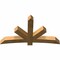 Ekena Millwork Alberta Rough Sawn Timber Gable Bracket, Western Red Cedar, 72"W x 42"H x 6"D x 6"F, 14/12 Pitch GBW072X42X0606ALB00RWR - alternate 3